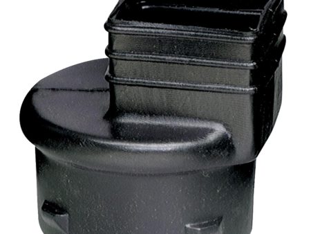 Advanced Basement 3 In. X 4 In. X 4 In. Polyethylene Corrugated to Downspout Barb X Female Adapter Online