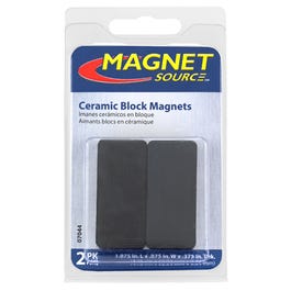 2-Piece Ceramic Block Magnets Hot on Sale