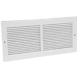 14 x 6-Inch White Sidewall Return Air Grille For Sale