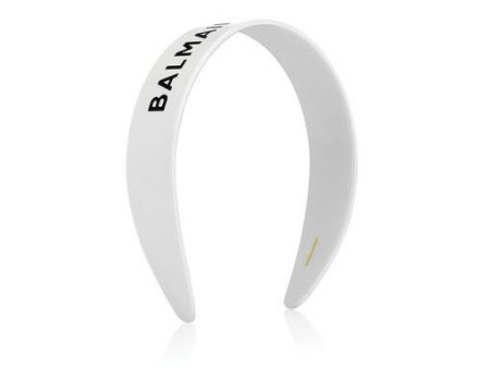 BALMAIN HAIR lankelis plaukams   Limited Edition Legacy Acetate Headband White Online now