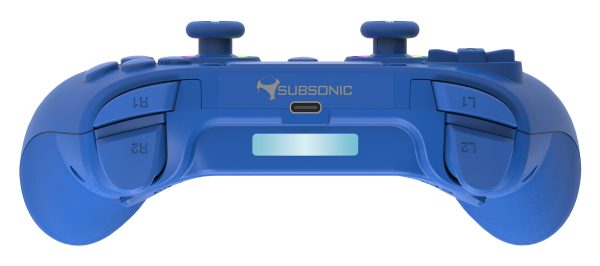 Subsonic Wireless Led Controller Blue for PS4 PC Hot on Sale