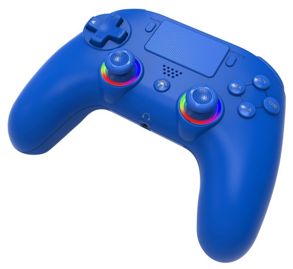 Subsonic Wireless Led Controller Blue for PS4 PC Hot on Sale