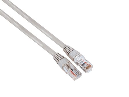 Hama 00200913 CAT5e Patch Cable, F UTP Shielded, 3 M, Grey Fashion