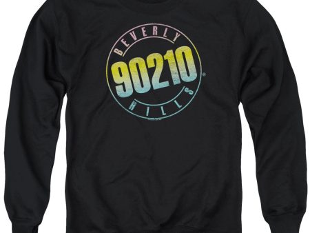 90210 : COLOR BLEND LOGO ADULT CREW SWEAT Black XL Fashion