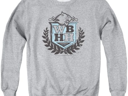 90210 : WEST BEVERLY HILLS HIGH ADULT CREW NECK SWEATSHIRT ATHLETIC HEATHER 2X Cheap