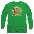 YOGI BEAR : LIFE S A PIC L\S ADULT T SHIRT 18\1 Kelly Green MD on Sale