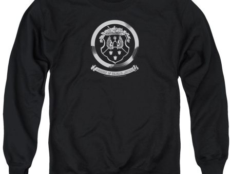 OLDSMOBILE : 1930S CREST EMBLEM ADULT CREW SWEAT Black SM on Sale