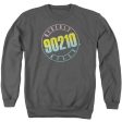 90210 : COLOR BLEND LOGO ADULT CREW NECK SWEATSHIRT CHARCOAL LG Online Sale