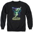 JUSTICE LEAGUE OF AMERICA : HAL GALAXY ADULT CREW SWEAT BLACK LG Online Sale