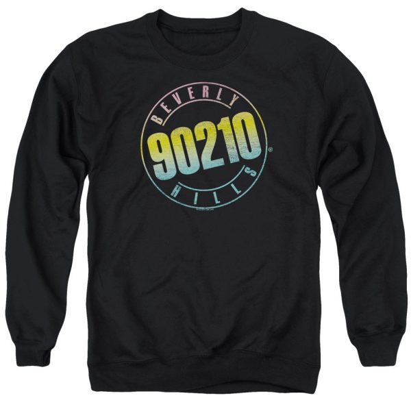 90210 : COLOR BLEND LOGO ADULT CREW SWEAT Black 3X For Cheap