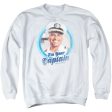 LOVE BOAT : I M YOUR CAPTAIN ADULT CREW NECK SWEATSHIRT WHITE 3X Cheap