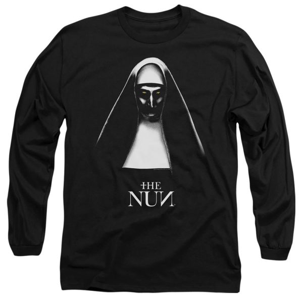 THE NUN : THE NUN L\S ADULT T SHIRT 18\1 Black SM For Cheap